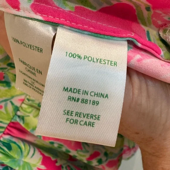 Lilly Pulitzer Ruffled Long Sleeve Blouse - Picture 5 of 6